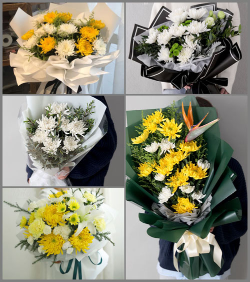 广东广州市从化区吕田镇份田村白事花束代送